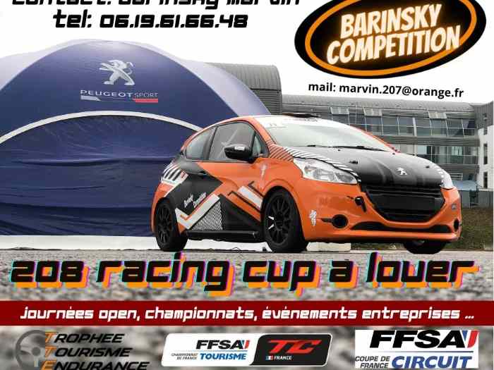 Location 208 racing cup