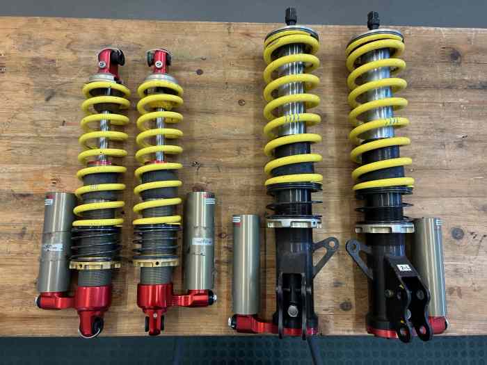 Amortisseurs en aluminium à double ressort pour voitures de modélisme