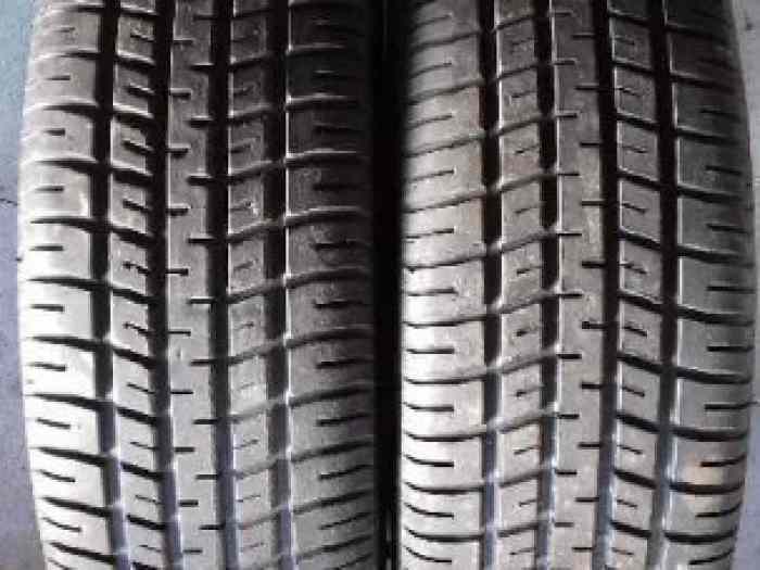 4 pneus Michelin P2B pluie 16/57-14 comme neufs 1