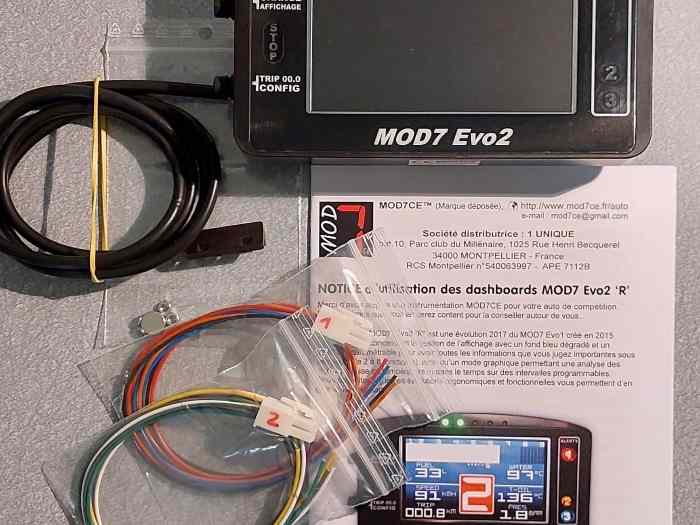 Dashboard mode 7 evo 2