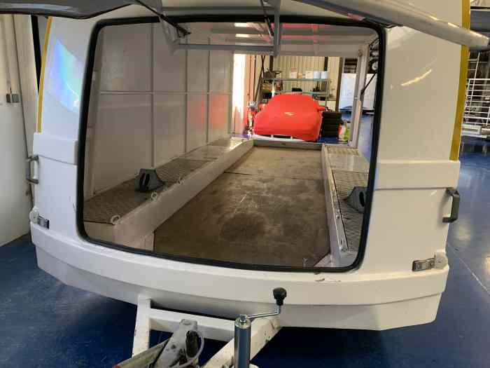 OCCASION - Remorque porte voiture fermée TURATELLO 2500 kg 510 x 220 4