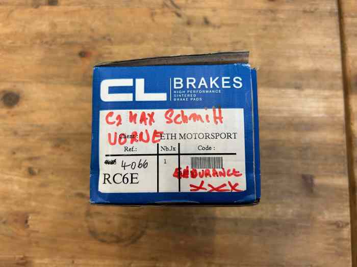 Plaquettes de freins CL-Brakes pour C2 R2 max 1