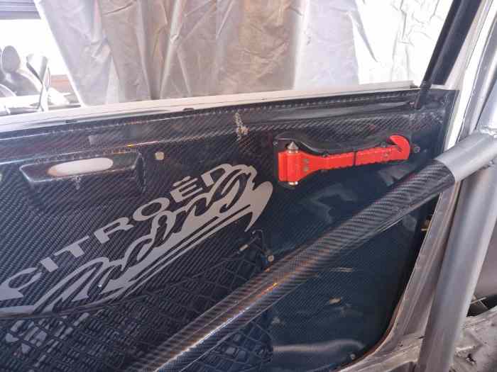 Panneau de porte Saxo CARBONE avant/arrière 1