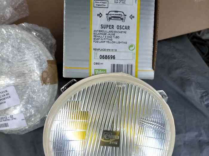 OPTIQUES DE PHARES ET ANTIBROUILLARS CIBIER SUPER OSCAR 1