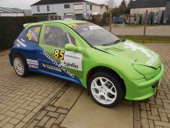 Peugeot 206 rc rallycross course de co...