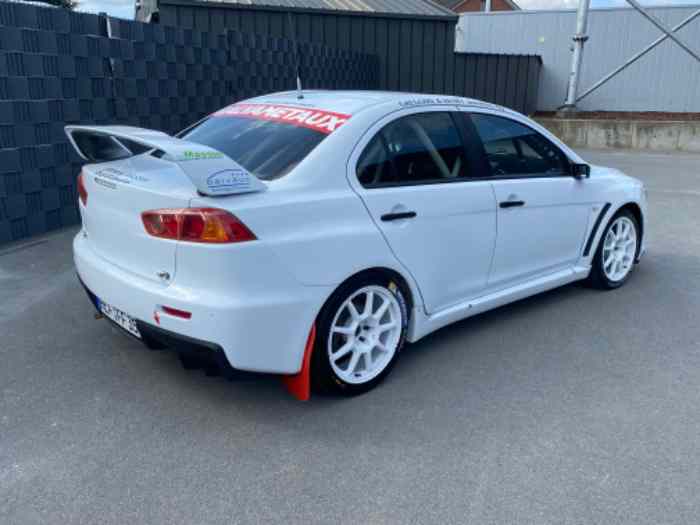 MITSUBISHI LANCER EVO X. Gr. A - BOITE Sequentielle 6V DRENTH - Amortisseurs OHLINS 1