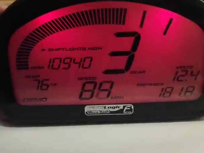 Compteur Racing Translogic Micro Dash F Series 2
