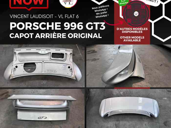 Capot pour 996 GT3