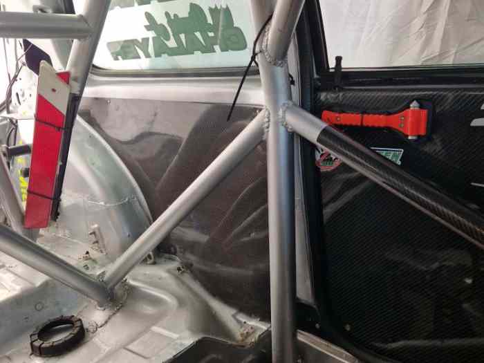 Panneau de porte Saxo CARBONE avant/arrière 2