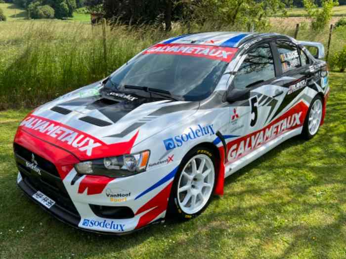 MITSUBISHI LANCER EVO X. Gr. A - BOITE Sequentielle 6V DRENTH - Amortisseurs OHLINS 3