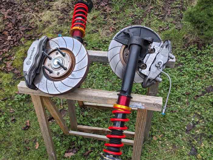 Suspensions avant BMW E30 Ohlins + Freinage Brembo 0