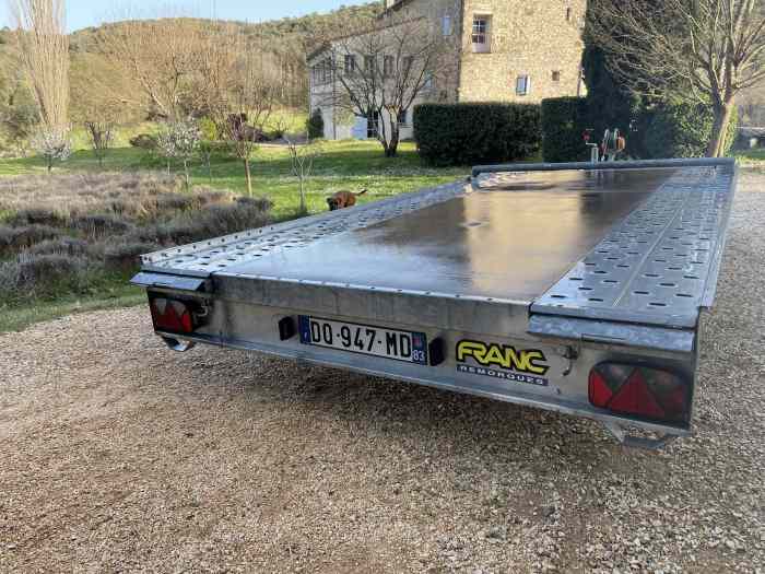 Vends reporque porte voiture TRIGANO PV PRO 200 DE 2000 KGS 2