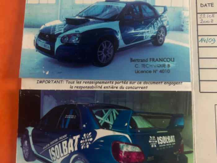 Subaru sti 8 Groupe N4 2