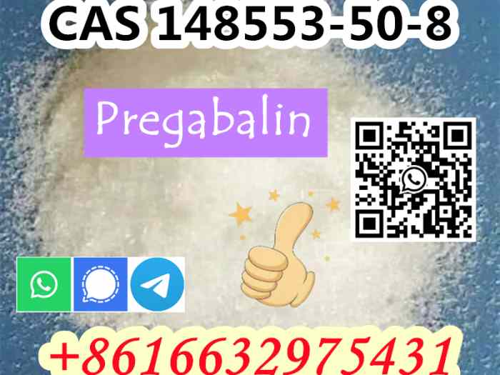 CAS 148553–50–8 Pregabalin High purity low price 1