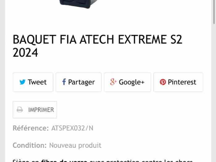 Baquet Atech Extreme-S2 3
