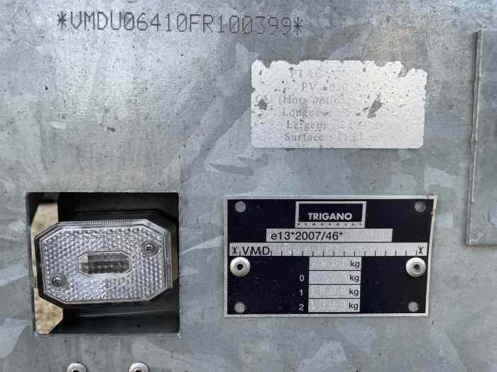 Vends reporque porte voiture TRIGANO PV PRO 200 DE 2000 KGS 4