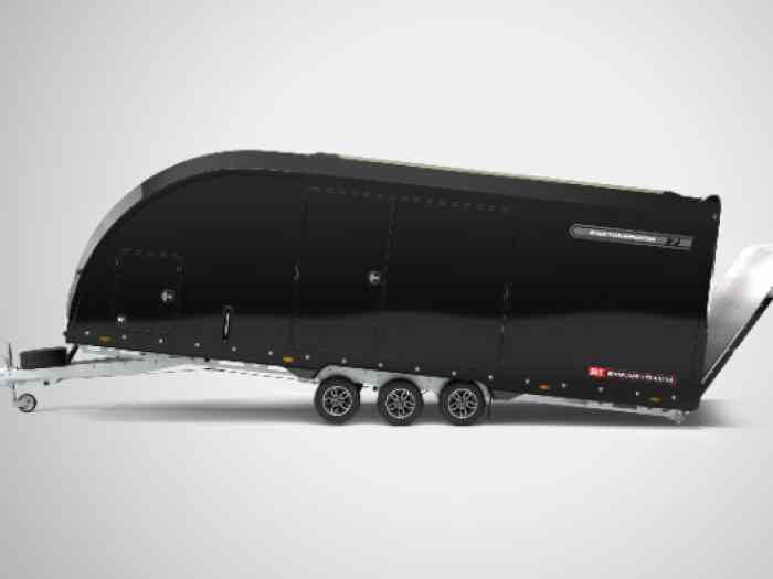 * EN ARRIVAGE! * REMORQUE porte-voiture BRIAN JAMES RT7 neuve 1