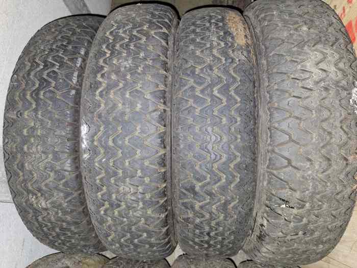 4 pneus Michelin XAS FF 165-13 et 155-13 0