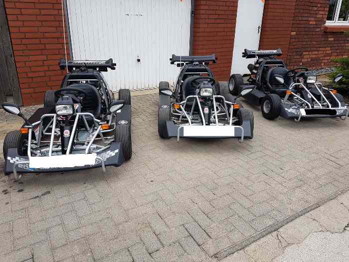 3 x Kreidler F-Kart 170 Go-Kart 0