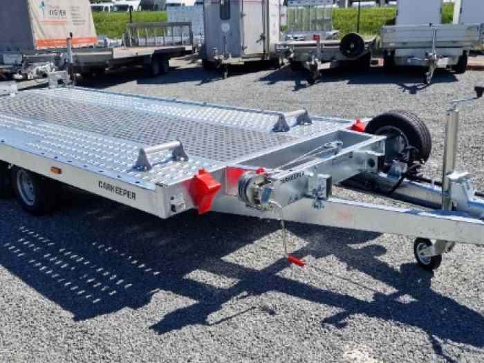 Remorque Porte Voiture 2 Essieux planc...