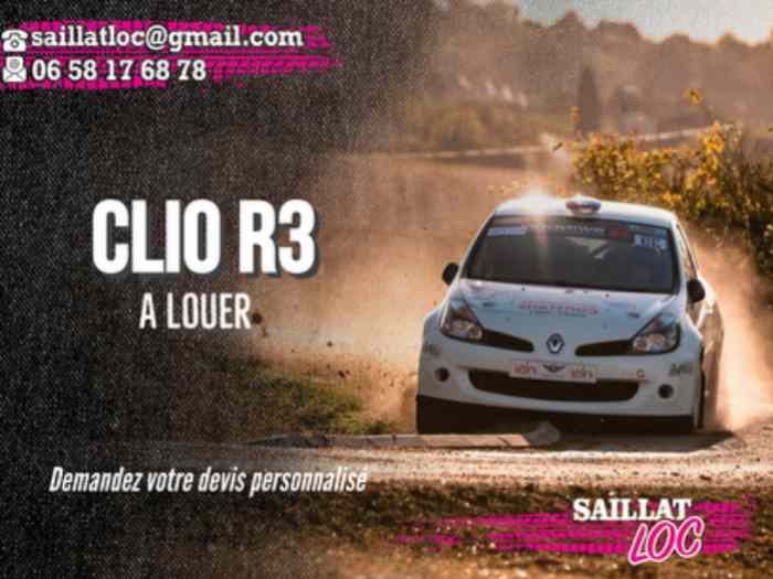 Clio R3 access disponible à la location