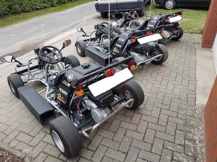 3 x Kreidler F-Kart 170 Go-Kart 1