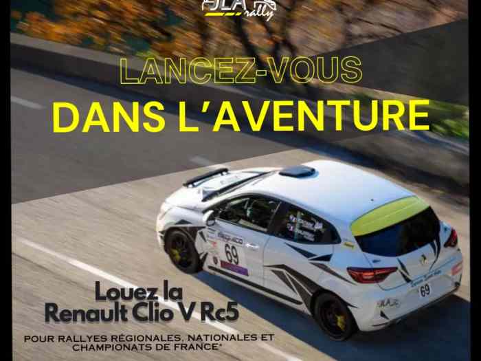 JLA rally loue une Clio rally5 Rc5 1