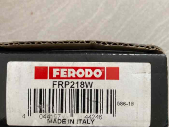 Plaquettes ferodo
