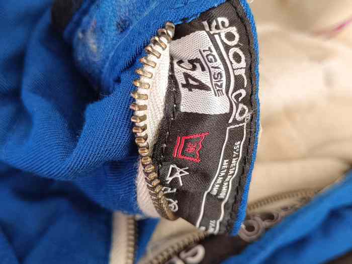 Combinaison Sparco Grip rs-4 3