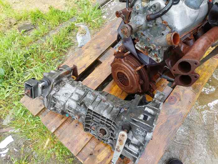 Moteur R5 Alpine Atmo + boite à vitesse 1