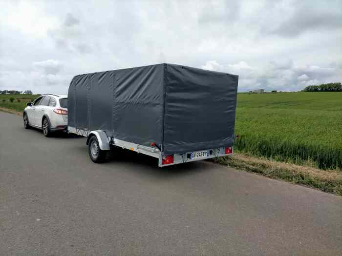 Remorque porte voiture fermée toutes dimensions. – photo 2 sur 5