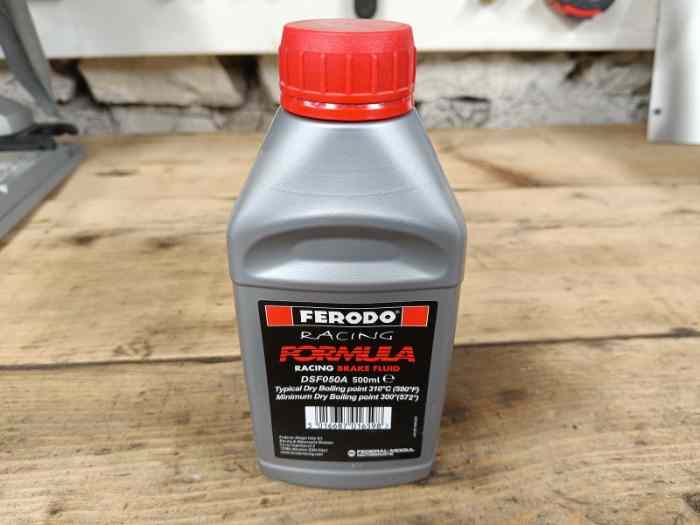 Liquide de frein Ferodo Racing Formula DOT 4 310° 500ml neuf 0