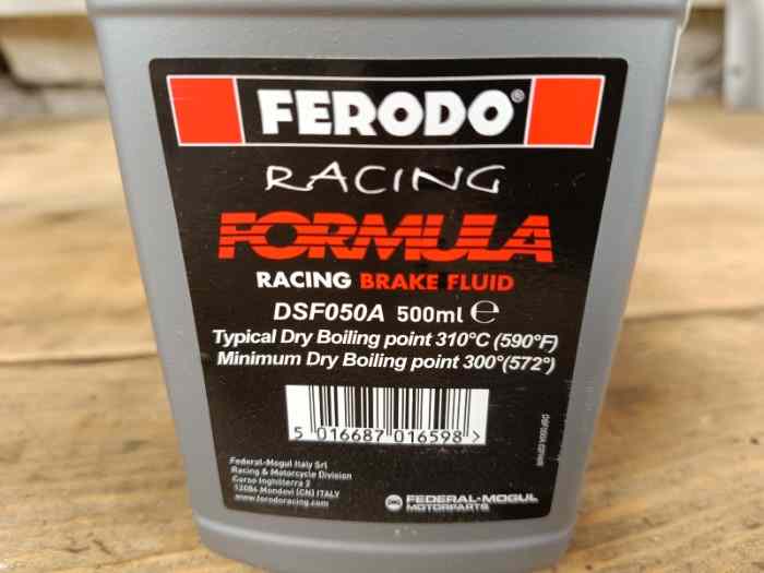 Liquide de frein Ferodo Racing Formula DOT 4 310° 500ml neuf 1