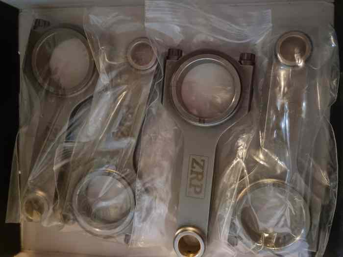 Bielles forgées ZRP + pistons Wossner TU3 AX GTI 106 XSI 1.4L 1
