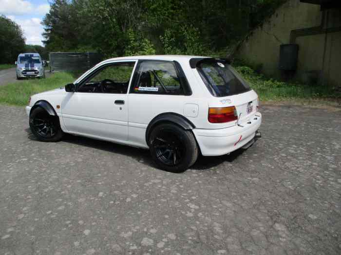 Toyota Starlet 1,3 16V, ex. Gr. H Bergrennfahrzeug, Wiechers Zelle, Renngetriebe kurz, Gazelle Fahrwerk, Flachschieber uvm. 0