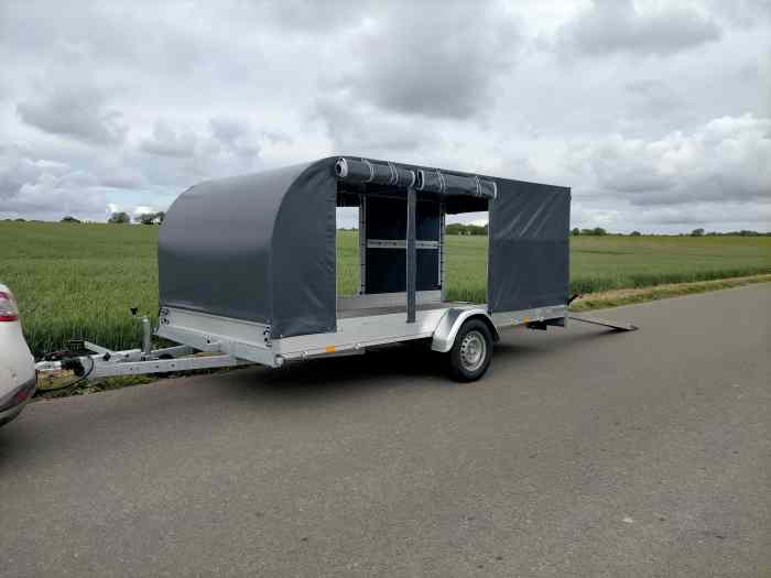 Remorque porte voiture fermée toutes dimensions. – photo 1 sur 5