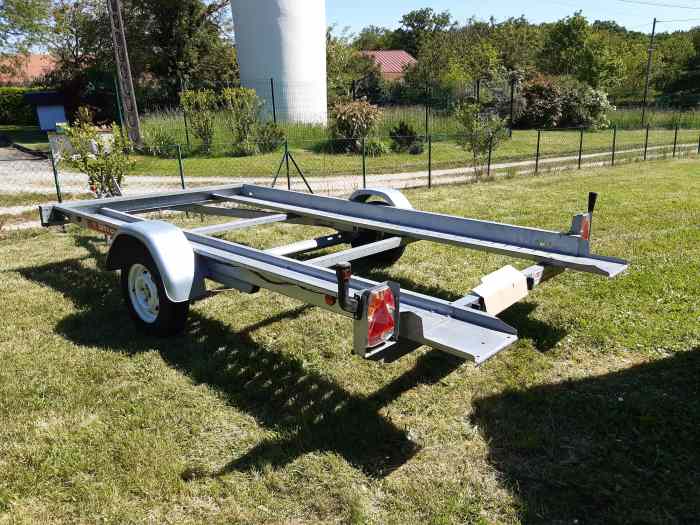 Remorque porte voiture satellite 1300kg 1