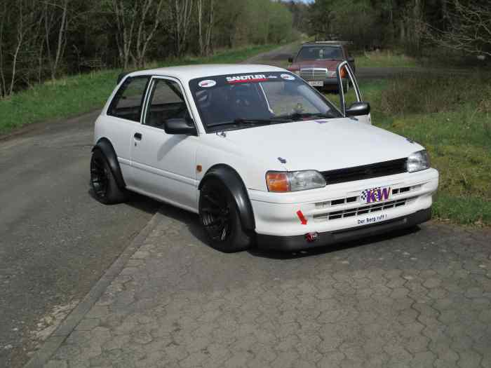 Toyota Starlet 1,3 16V, ex. Gr. H Bergrennfahrzeug, Wiechers Zelle, Renngetriebe kurz, Gazelle Fahrwerk, Flachschieber uvm. 5