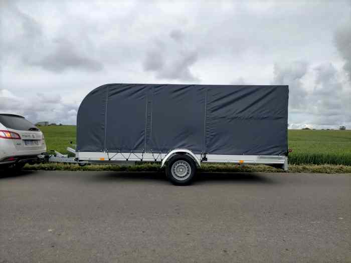 Remorque porte voiture fermée toutes dimensions. – photo 3 sur 5