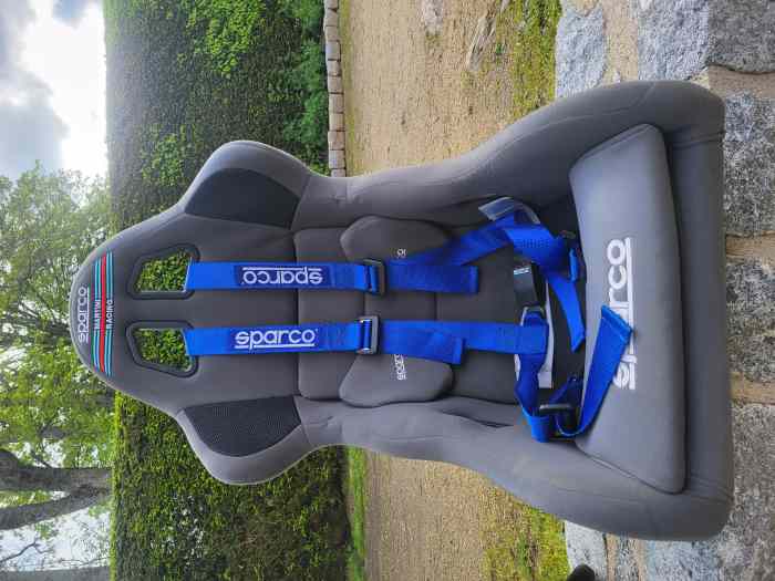 Siège sparco martini racing