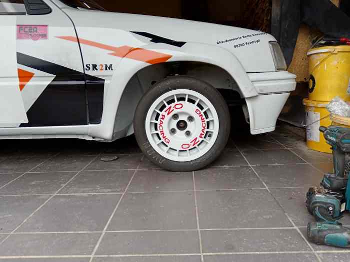 Jantes Oz racing pour 205 rallye 1