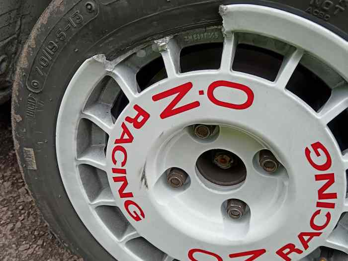Jantes Oz racing pour 205 rallye 2