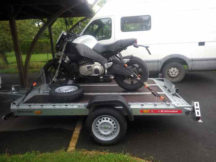 Remorque Abaissable hydraulique quasi neuve Avril 2024 Motos, Quad, Tricke, Kart Cross etc... 0