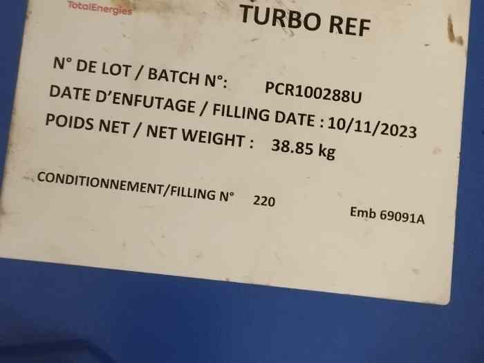 BIDON 50 L ELF TURBO REF 1