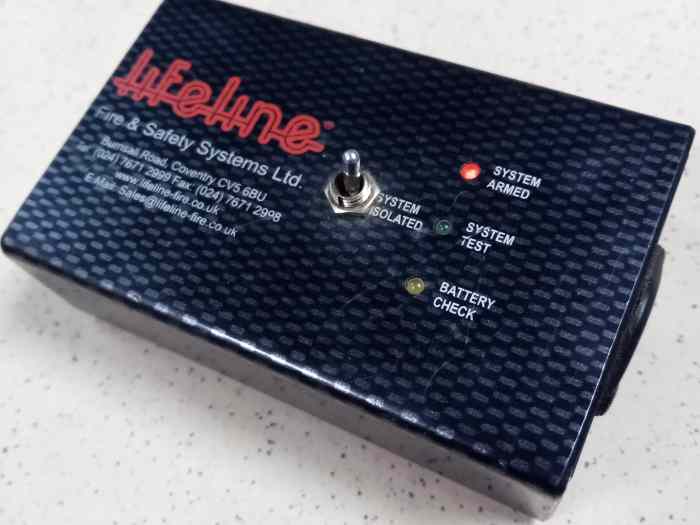 Boîtier de commande extincteur lifeline 1