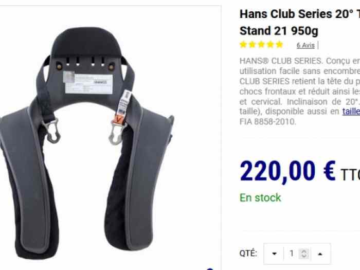 cherche Hans taille L FiA