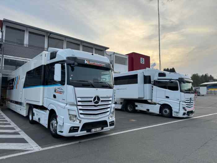 Transport professionnel, Support Trackdays et Race Service Spa-Francorchamps ou circuit Européen. 1