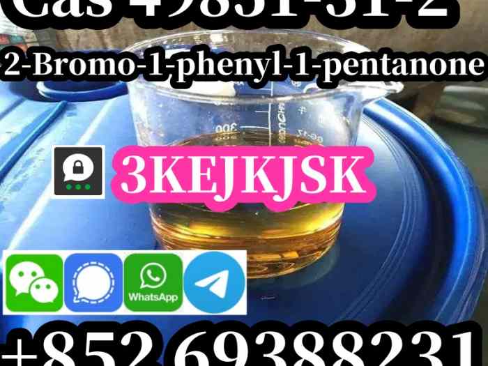 2-Bromo-1-phényl-1-pentanone Cas 49851-31-2 Fabricant chinois de la meilleure qualité 3