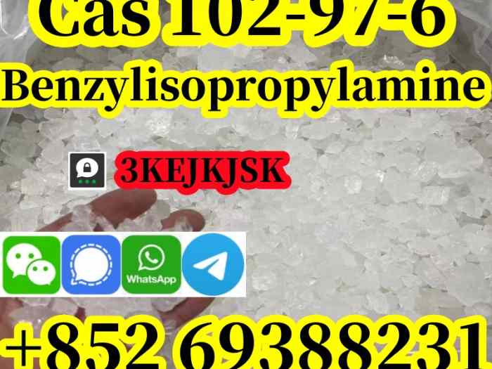 Cristal de benzylisopropylamine Cas 102-97-6 Usine chinoise de très bonne qualité 1