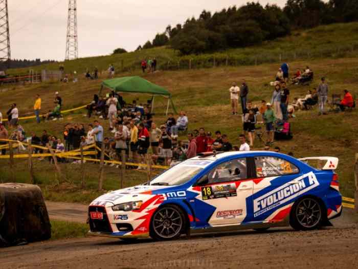 ECHANGE VS R5 / MITSUBISHI EVO X R4 AVEC SEQUENTIAL 5 DRENTH 1